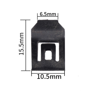 Clip de tableau de bord en fer pour voiture, 15,5x10,5x6,5 mm, pour remplacement et réparation de fixation - Product Image 1