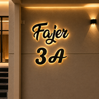 Máquina para Hacer Letreros de Neón LED con Letras 3D, Aluminio Acrílico Personalizable, Letreros Comerciales para Exteriores, Impermeables IP65, 2 Años de Garantía