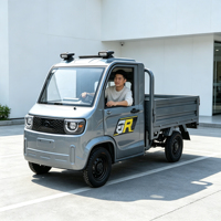 Camion de livraison robuste, camionnette électrique à 4 roues, 800 kg, auto-déchargeante, usage commercial et domestique, avec certificat EEC