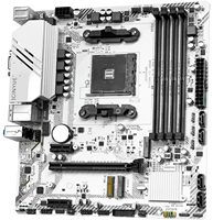 Carte Mère JGINYUE B450M-TI ARGB Chipset B450 M-ATX Double Canal Mémoire DDR4 pour PC de Bureau Gaming