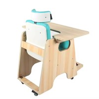 Chaise d'entraînement pour la rééducation médicale de l'hémiplégie, correction posturale spéciale pour enfants de 2 à 6 ans, en bois et cuir, pour la maison