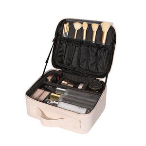 Cross Border Toiletry <b>Makeup</b> Bag Multi Section Large Capacity Storage <b>Box</b> With Soft Handle For Home Use - Product Image 5