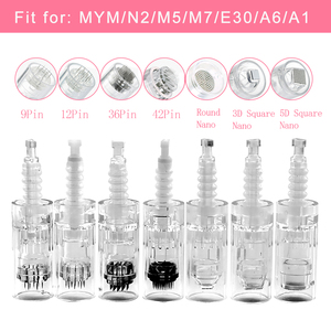 Agujas de Repuesto para <span class=keywords><strong>Dermapen</strong></span>, Cartuchos de Bayoneta 9/12/24/36/Nano, para <span class=keywords><strong>Dermapen</strong></span> <span class=keywords><strong>M7</strong></span> M5 N2 E30 A10, Puntas de Microagujas - Product Image 6