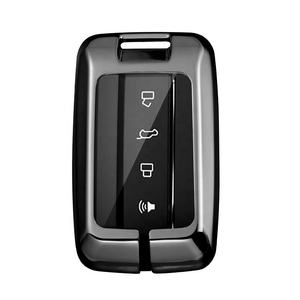 <span class=keywords><strong>Porte</strong></span>-clés de voiture 4 boutons en fibre de carbone métallique étanche et léger et luxueux pour Great Wall Gwm Wey Tank 300 500 2021 Smart Keychain - Product Image 6