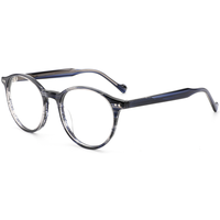 Monture de lunettes optiques rondes rétro de haute qualité Elan Optical YB6609, unisexe, en acétate, lunettes optiques écologiques, fourniture directe d'usine