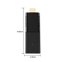 Reproductor Multimedia Inteligente Android TV Stick Q3 4K Directo de Fábrica, Allwinner H313 Quad Core, 5G, WiFi Dual, BT, 2GB, 16GB, Logotipo Personalizado Disponible