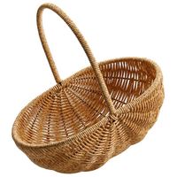 Panier de rangement sur porte, grand panier à linge autoportant, en rotin, pour vin, amovible, petit cube en jacinthe d'eau naturel