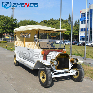 Coche Eléctrico Vintage de 6 Plazas en Oferta, Scooter Eléctrico, Coche Clásico Retro, Autobús de Recepción para Atracciones Turísticas - Product Image 1