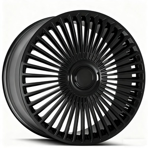 SY-02085 Hochwertige 18-24 Zoll Hyper-Schwarz Mehrspeichen Maßgefertigte Geschmiedete Felgen für Mercedes-Benz BMW Audi SUV 5X112 Alufelgen - Product Image 1
