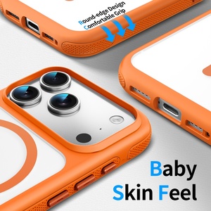 เคสโทรศัพท์แบบด้านหรูหรา โปร่งแสง สำหรับ iPhone 17 12 13 Pro Max 16 15 14 Plus 17 Air รองรับการชาร์จไร้สายแบบแม่เหล็ก ป้องกันการกระแทก - Product Image 3