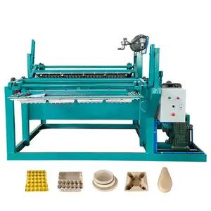 Disposable eco friendly paper plate making machine pulp fruit tray molding machine