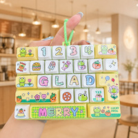26-Key Keycap Keyboard Keychain Keycaps Mechanical Bag Accessories Gift