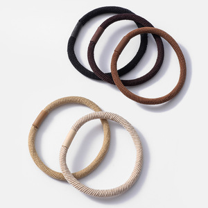 Coletero de Tela de Alta Elasticidad para Cola de Caballo, Color Sólido, Sarga, Uso Diario, Accesorios para el Cabello de Mujer - Product Image 3