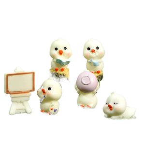 Accesorios de Jardinería DIY de Alta Calidad Chenjun, Pato de Paisaje para Educación Temprana, Manualidades de Resina para Leer, Pintar y Bañar <span class=keywords><strong>Patitos</strong></span> - Product Image 1