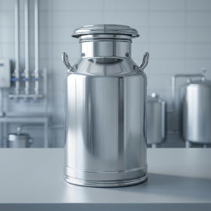 Baril à café froid en acier inoxydable poli, seau à lait robuste, réservoir de stockage hermétique pour sirops et boissons, transport de liquides - Product Image 3