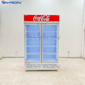 Refrigerador Vertical Comercial para Supermercados, Exhibidor de Bebidas con 1/2/3 Puertas de Vidrio, Enfriador Vertical para Bebidas - Product Image 6