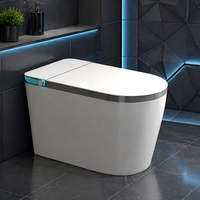 Ensemble de toilettes intelligentes en céramique à commande automatique, WC intelligent sur pied pour salle de bain avec télécommande, vente en gros