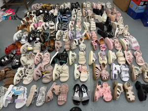 New Stock Girl Princess Sandals <b>Soft</b> Sole Butterfly Fashion Children's <b>Shoes</b> PU Upper Cheap Mixed Design Wholesale - Product Image 4
