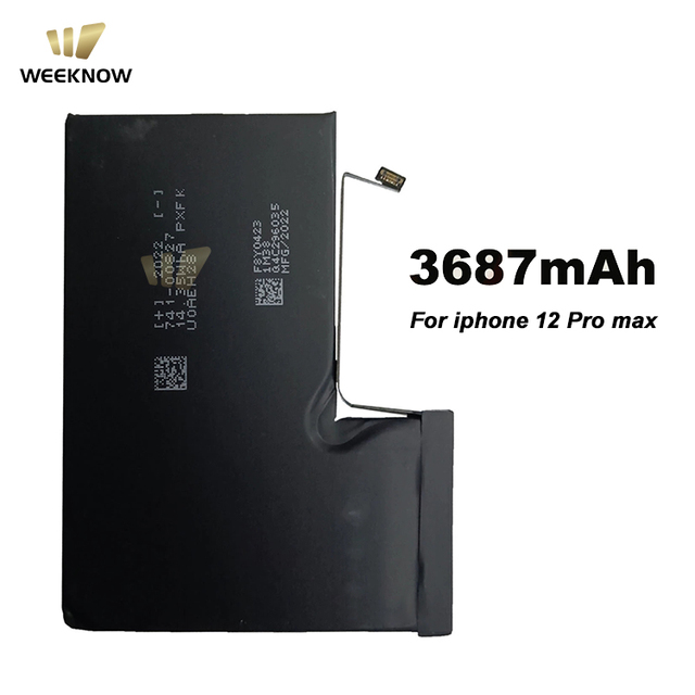 High Capacity Primary Battery CE Certified New Replace Mobile Cell Phone Battery Lithium Ion for iphone 12 Pro Ma