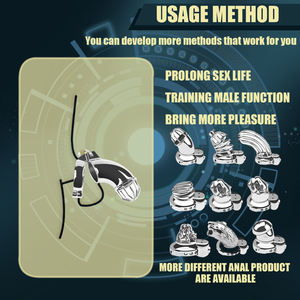 SEXBAY to figuring custom/ color metallo gabbia di castità in acciaio inox/lega di zinco per gabbia per pene di castità maschio blocco sex toy gabbia chiave - Product Image 4