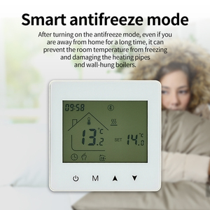 Termostato programable M4L para caldera de Gas, montado en la pared, Control manual, batería AA, termostato o conexión con Cable tipo C - Product Image 5
