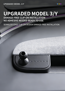 Support magnétique pour téléphone <span class=keywords><strong>Tesla</strong></span> Model 3/Y, 2 pièces, installation facile, support magnétique anti-vibration avec angle réglable - Product Image 5