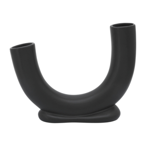 Vaso in Ceramica a Forma di U per Arredamento Soggiorno, Vaso Alternativo per Fiori, Decorazione per Camera da Letto, Casa, Ufficio - Product Image 3