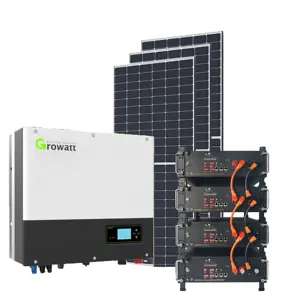 太阳能屋顶系统光伏5kw 10kw 30kw面板solares锂离子lifepo4电池太阳能产品