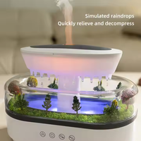 Offre Spéciale Micro Plante Goutte De Pluie Paysage Parfum Diffuseur D'huile Bruit Blanc Décompression Brume Humidification de l'air