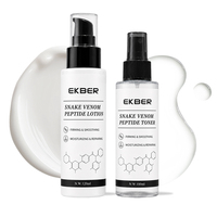 Ensemble tonique et lotion EKBER à haute concentration de peptides de venin de serpent, anti-rides, raffermissant, anti-âge, soin de la peau du visage