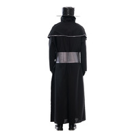 Nouveau costume de médecin de la peste de style steampunk médiéval avec bec de corbeau