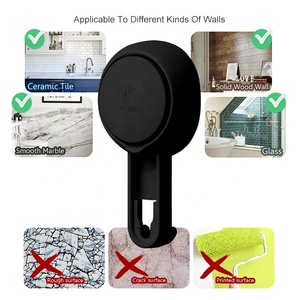 Móc hút chân không trắng chắc chắn, móc treo tường nhà bếp, phòng tắm, móc treo chìa khóa, móc treo tường chống thấm nước, dụng cụ sắp xếp đồ đạc - Product Image 4