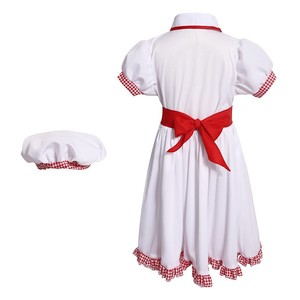 Costume da Chef per Madre e Figlia, Uniforme da Cuoco, Abbigliamento da Cuoco per Halloween, Costume con Camicia, Grembiule, Sciarpa e Cappello - Product Image 4