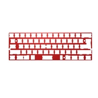 Bricolage option multicolore clavier mécanique 60% PCB plaque de positionnement en aluminium anodisé 60% étui de clavier pour GH60 POKER2