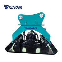 Compacteur hydraulique réversible vibrant pour excavatrice, pour le compactage du béton, du sol et des terrains