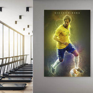 Jugadores de fútbol Art Messi y Bastian <span class=keywords><strong>Schweinsteiger</strong></span> Championship Trophy Cuadros de pared para decoración del hogar Caudros - Product Image 2