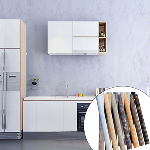 <span class=keywords><strong>Film</strong></span> anti-huile pour cuisine en marbre Poêle Papier peint auto-adhésif étanche à l'humidité Armoire de comptoir Rénovation Autocollant pour carrelage - Product Image 5