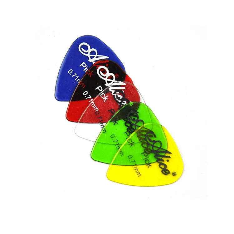 AP-600H colorful nylon clear guitar picks maker alice brand box package 600PCS