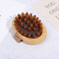 Brosse de massage en bois pour la cellulite, brosse corporelle sèche, outil de beauté pour la thérapie du bois, masseur corporel, brosse de drainage lymphatique