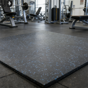 Tappetino in Gomma ad Alta Densità per Palestre Commerciali, Superficie Antiscivolo Testurizzata, Resistente, Insonorizzante, Assorbente agli Urti, Personalizzabile - Product Image 2