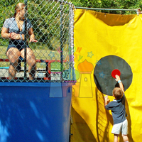 Réservoir d'eau gonflable bleu unisexe, nouveau design, jeu interactif de fête de carnaval de plein air, garantie 1 an