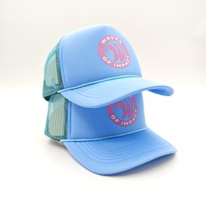 Gorra Trucker de Malla Espumada de 5 Paneles con Logotipo Bordado Personalizado de Fábrica, Impresión por Transferencia de Calor de Alta Calidad, con Cuerda Richardson - Product Image 4