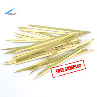 Brochettes en bambou jetables écologiques et naturelles pour aliments