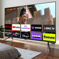 OEM 50 pulgadas Smart LED TV Full HD 1080P 2K Android TV con interfaz LAN de pantalla plana para hoteles