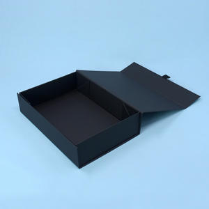 カスタムロゴパッケージクロージャーギフトボックスマットブラックラグジュアリーパッキング段ボール磁気ギフトボックスリジッドボックス板紙リサイクル可能 - Product Image 4
