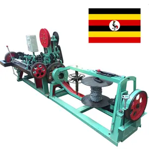 Aliba quality good 60kg/hour automatic double wire normal twist barbed wire making machine/maquina para hacer alambre de pua with cheap price