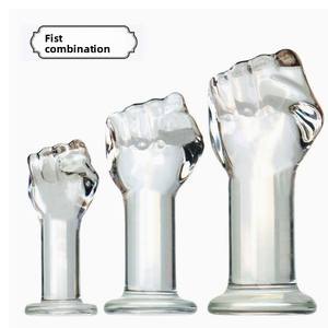 Girlspower Plug <span class=keywords><strong>anal</strong></span> transparent en verre borosilicate de haute qualité avec <span class=keywords><strong>gode</strong></span> pour femmes, jouet sexuel pour adultes, modèle GPA7879 - Product Image 1