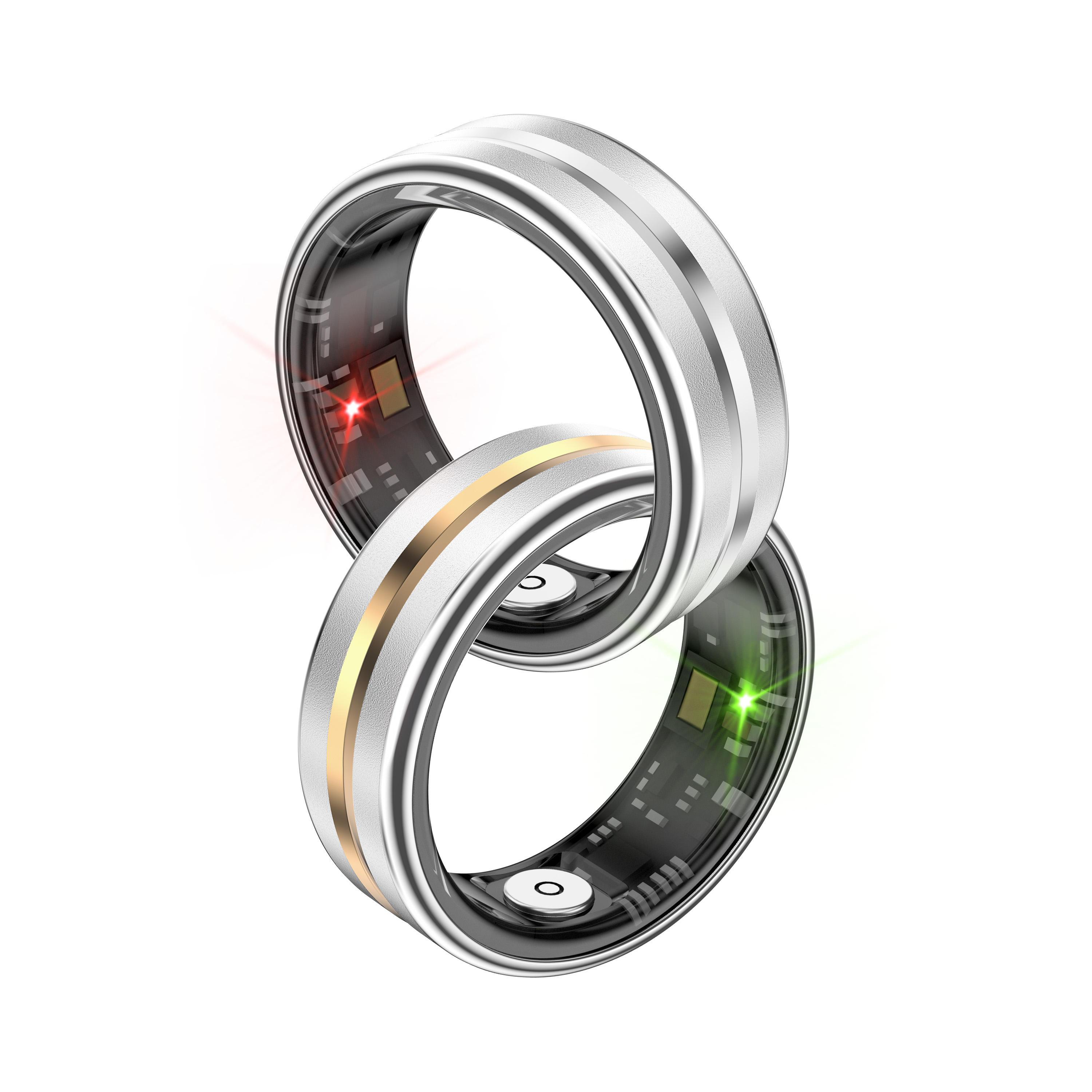 Heart Rate Blood Oxygen Sleep Monitoring SR03 Smart Rings Waterproof Stainless Steel Sport Health Smart Ring Fitness Tracker