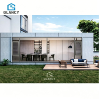 Ventanas Abatibles Verticales de Aleación de Aluminio con Aislamiento Térmico y Resistentes a Huracanes, con Malla de Acero Inoxidable para Casas y Villas