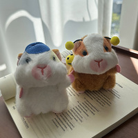 Petit cochon d'Inde néerlandais, jouet, poupée hamster, pendentif mignon, porte-clés en peluche pour sac